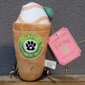 Simply Southern Starpups Peppermint Mocha Pet Toy Squeaky Dog Cat Plush